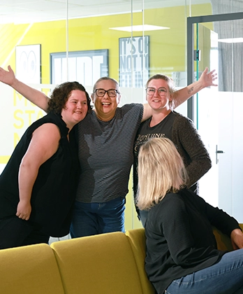 Sinfona Mitarbeiter im Büro